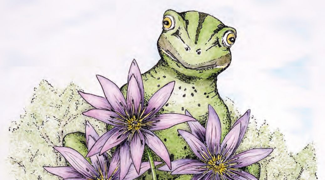 Buchcover "Der Frosch und die Blumen der Hoffnung"
